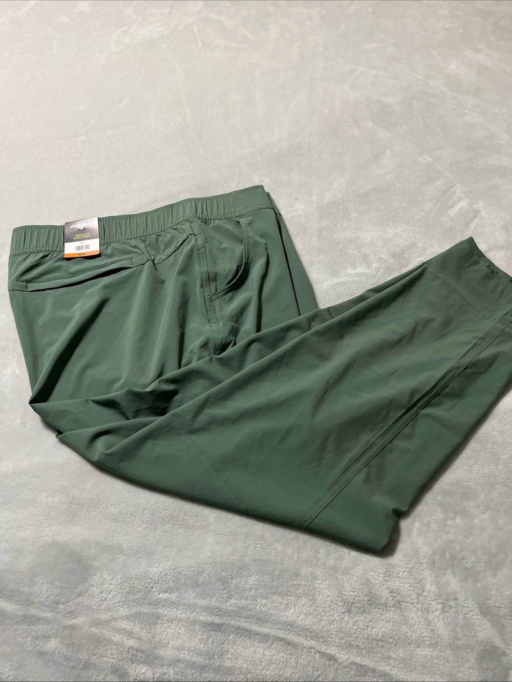 NEW Eddie Bauer Traveler pull on Pants Women's size XXL Green NWT
